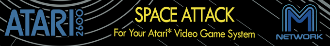 Space Attack logo for Atari 2600